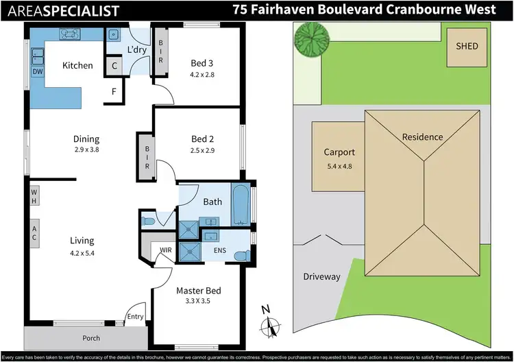 Floorplan of Homely house listing, 75 Fairhaven Boulevard, Cranbourne West VIC 3977