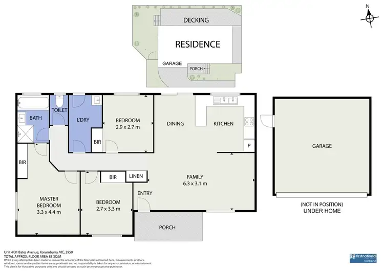 Floorplan of Homely unit listing, 4/31 Bates Avenue, Korumburra VIC 3950