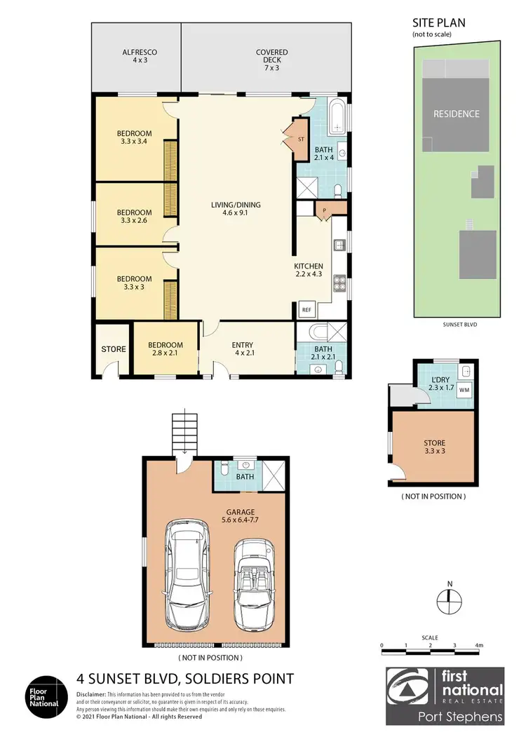 Floorplan of Homely house listing, 4 Sunset Boulevard, Soldiers Point NSW 2317