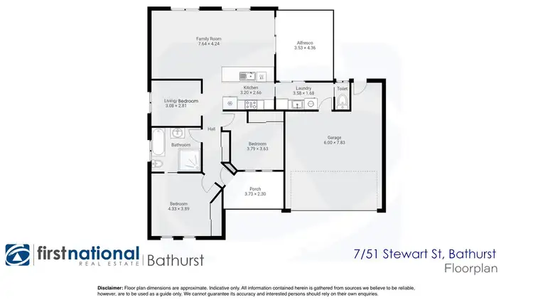 Floorplan of Homely house listing, 7/51 Stewart Street, Bathurst NSW 2795