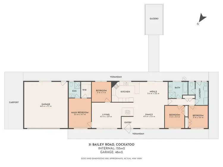 Floorplan of Homely house listing, 31 Bailey Road, Cockatoo VIC 3781