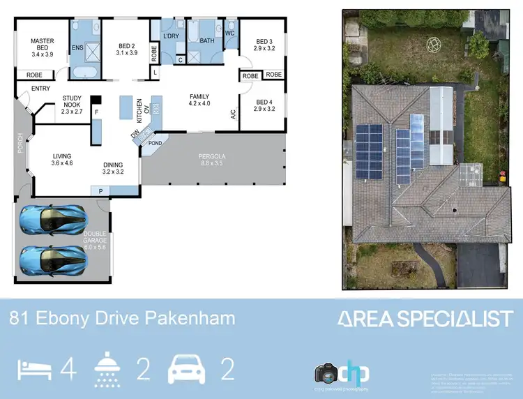 Floorplan of Homely house listing, 81 Ebony Drive, Pakenham VIC 3810