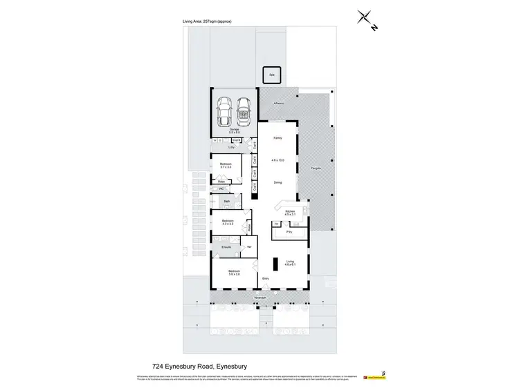 Floorplan of Homely house listing, 724 Eynesbury Road, Eynesbury VIC 3338