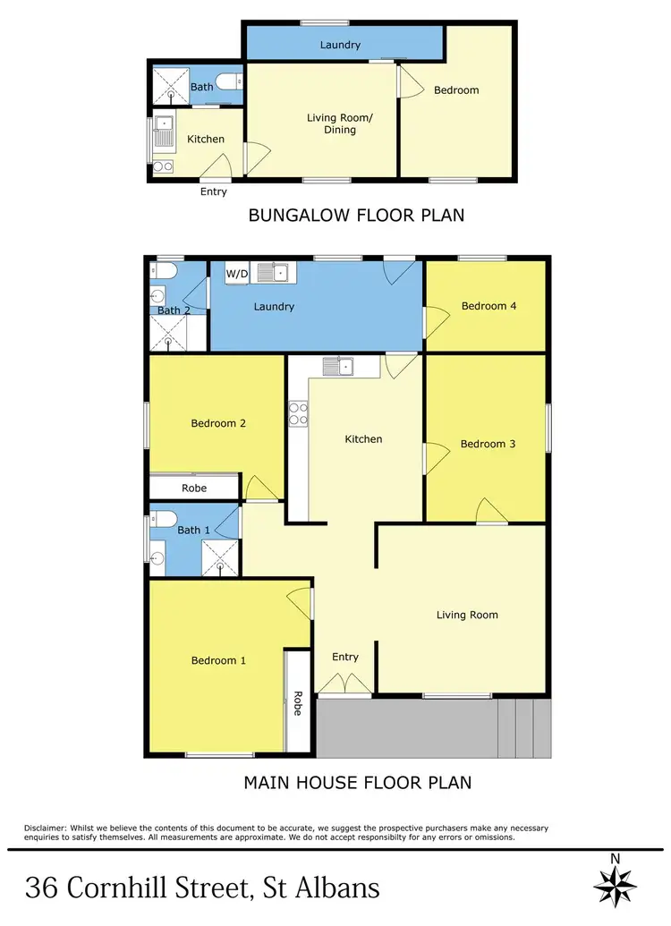 Floorplan of Homely house listing, 36 Cornhill Street, St Albans VIC 3021