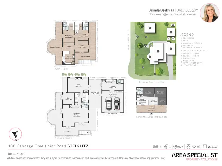 Floorplan of Homely house listing, 308 Cabbage Tree Point Road, Steiglitz QLD 4207