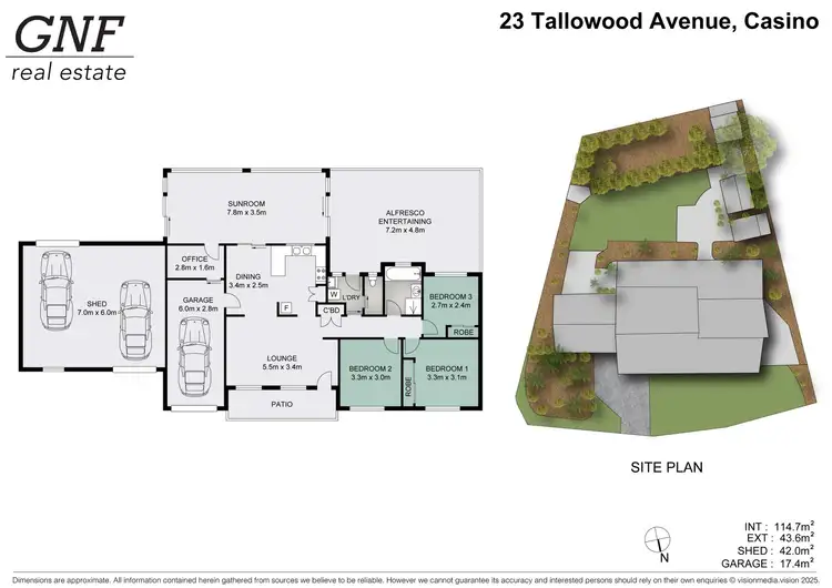 Floorplan of Homely house listing, 23 Tallowood Avenue, Casino NSW 2470