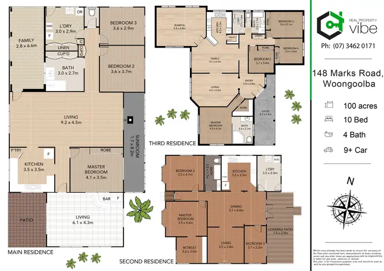 Floorplan of Homely rural property listing, 148C Marks Road, Woongoolba QLD 4207