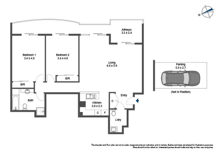 Floorplan of Homely unit listing, 18/1-3 Oxford Street, Epping NSW 2121