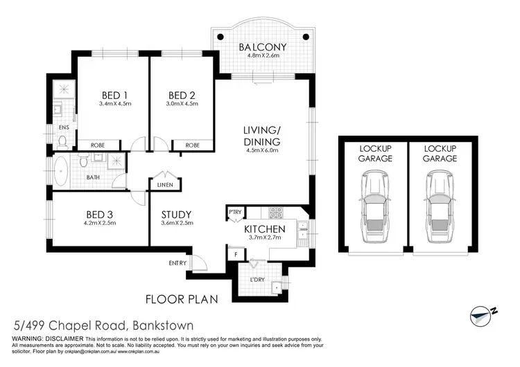 Floorplan of Homely unit listing, 5/499 Chapel Road, Bankstown NSW 2200