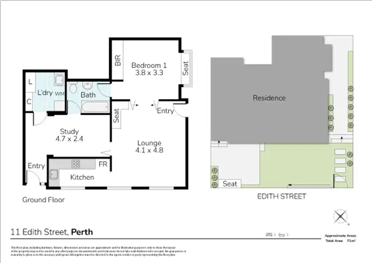 Floorplan of Homely house listing, 11 Edith Street, Perth WA 6000