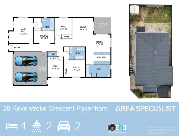 Floorplan of Homely house listing, 20 Revelstoke Crescent, Pakenham VIC 3810