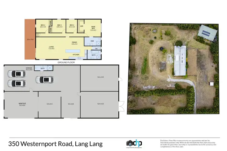 Floorplan of Homely house listing, 350 Westernport Road, Lang Lang VIC 3984