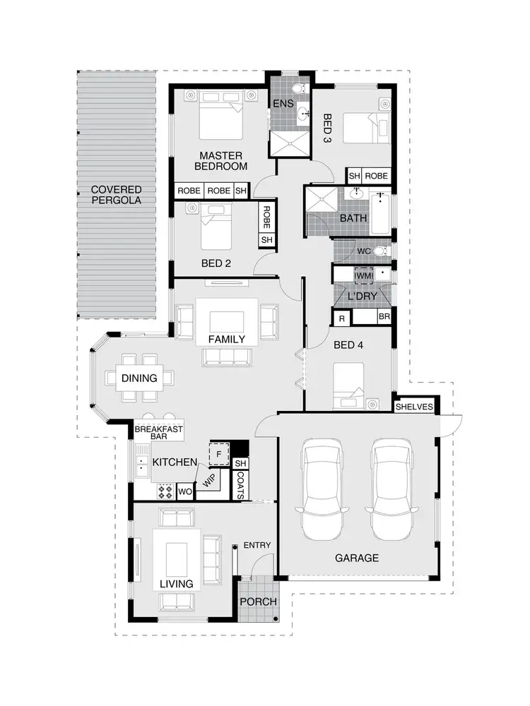 Floorplan of Homely house listing, 3 Coolgardie Street, Dunlop ACT 2615