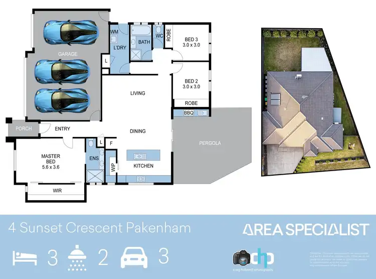 Floorplan of Homely house listing, 4 Sunset Crescent, Pakenham VIC 3810