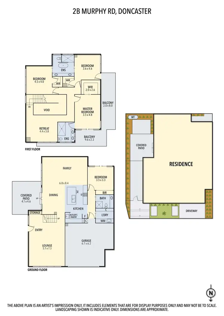 Floorplan of Homely house listing, 2B Murphy Road, Doncaster VIC 3108