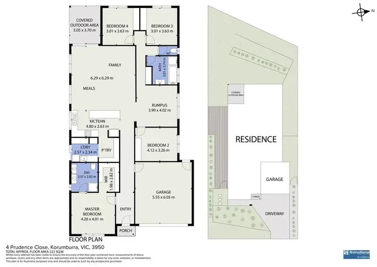 Floorplan of Homely house listing, 4 Prudence Close, Korumburra VIC 3950