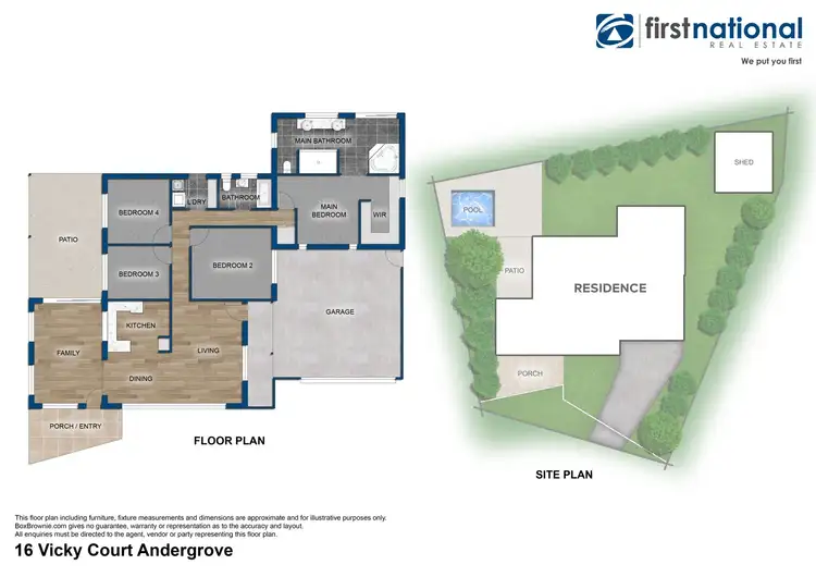 Floorplan of Homely house listing, 16 Vicky Court, Andergrove QLD 4740