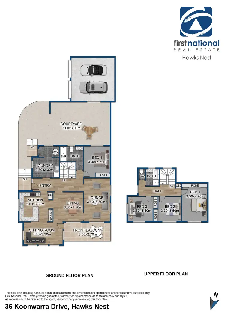 Floorplan of Homely house listing, 36 Koonwarra Drive, Hawks Nest NSW 2324