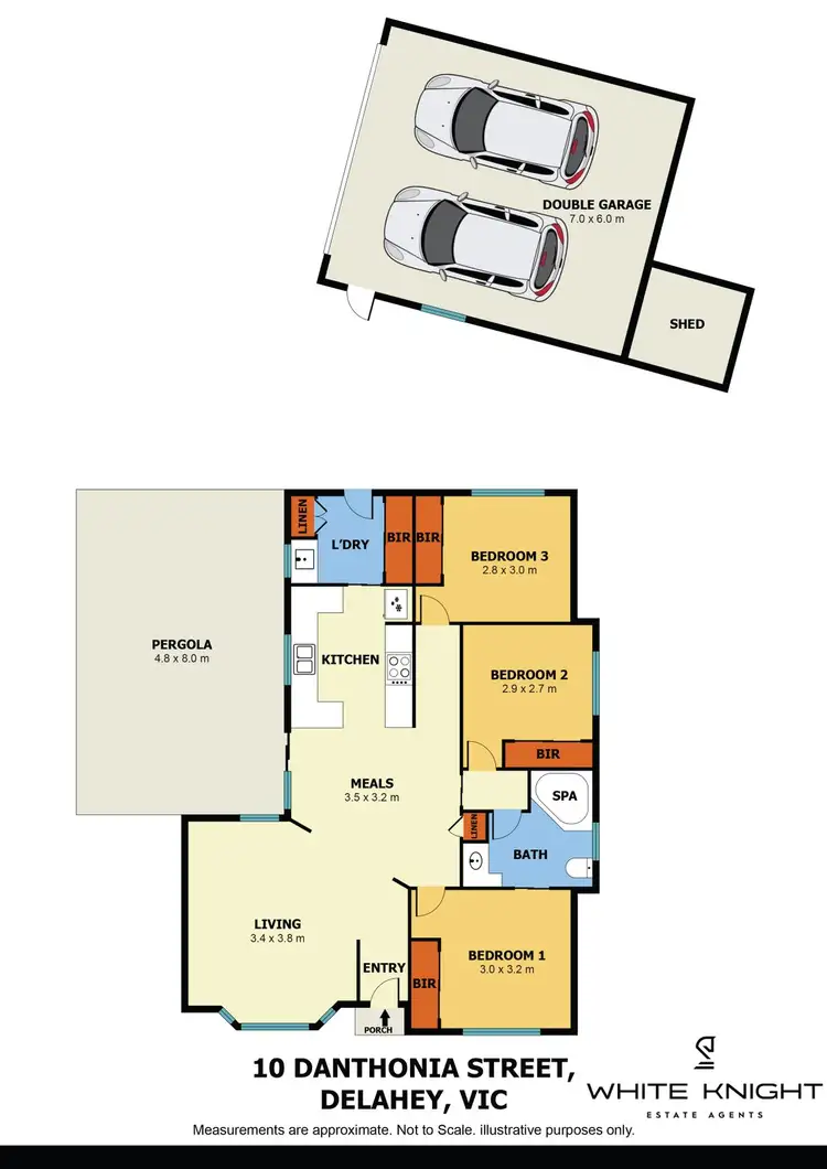 Floorplan of Homely house listing, 10 Danthonia Street, Delahey VIC 3037