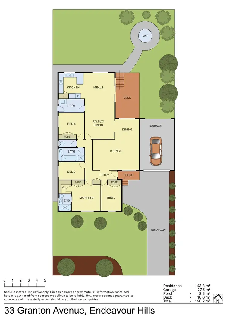 Floorplan of Homely house listing, 33 Granton Avenue, Endeavour Hills VIC 3802