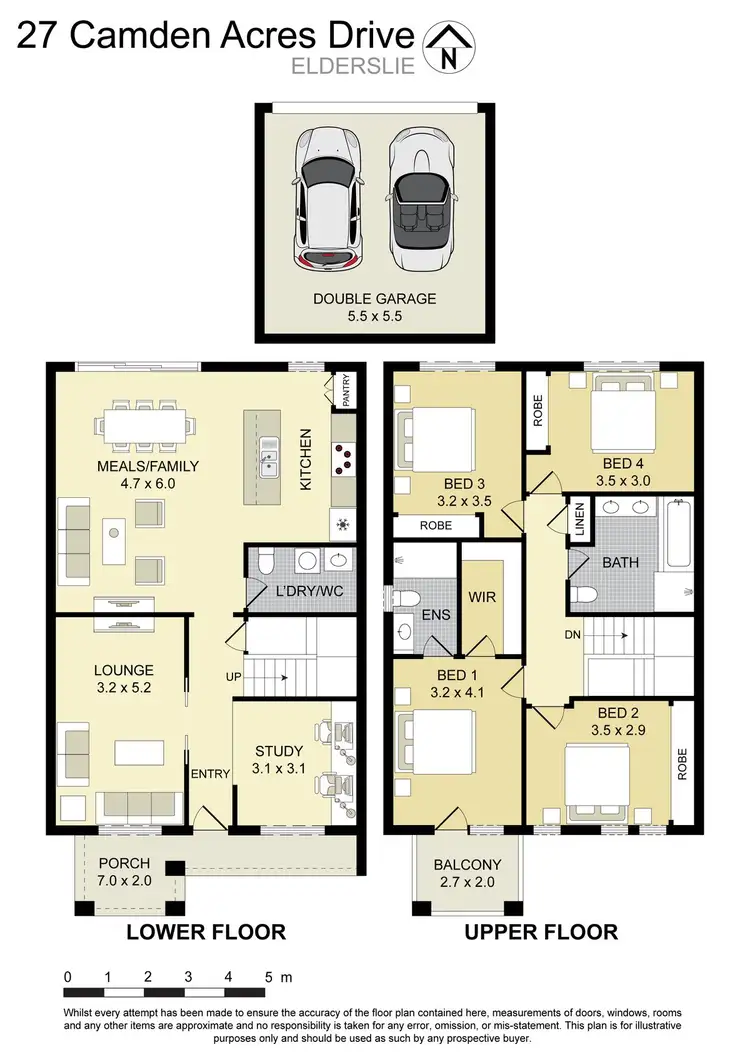 Floorplan of Homely house listing, 27 Camden Acres Drive, Elderslie NSW 2570