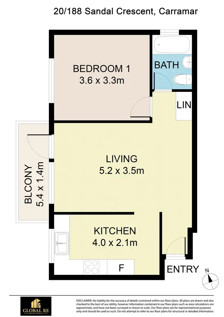 Floorplan of Homely unit listing, 20/188 Sandal Crescent, Carramar NSW 2163
