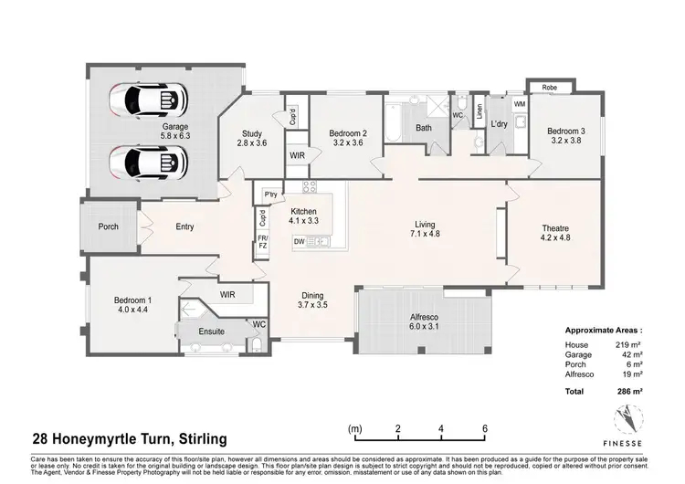 Floorplan of Homely house listing, 28 Honeymyrtle Turn, Stirling WA 6021