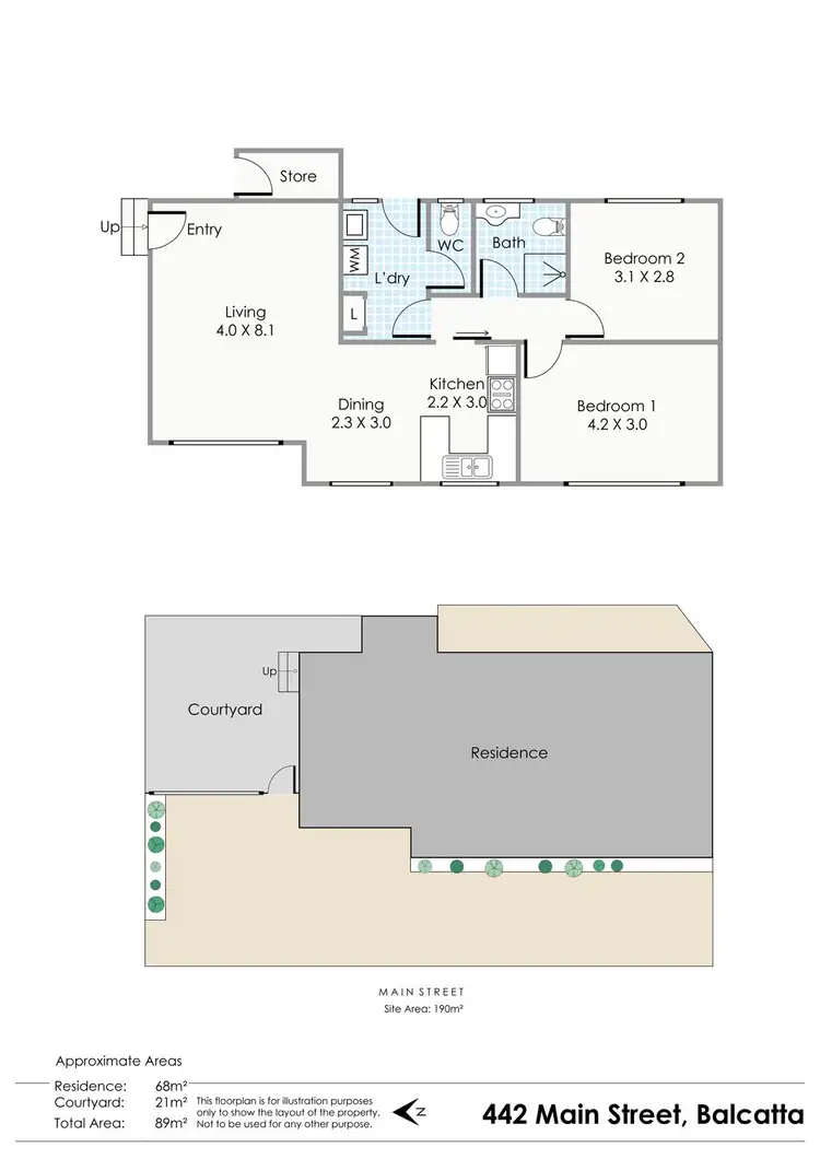 Floorplan of Homely villa listing, 442 Main Street, Balcatta WA 6021