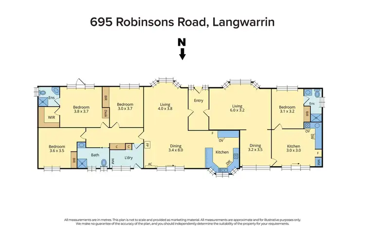 Floorplan of Homely house listing, 695 Robinsons Road, Langwarrin VIC 3910