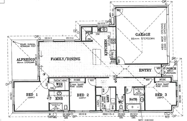 Floorplan of Homely house listing, 26 Foster Street, Merbein VIC 3505