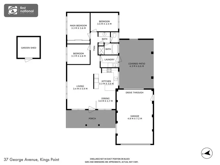Floorplan of Homely house listing, 37 George Avenue, Kings Point NSW 2539