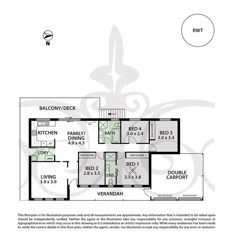 Floorplan of Homely house listing, 9/14 Hillman Drive, Nairne SA 5252