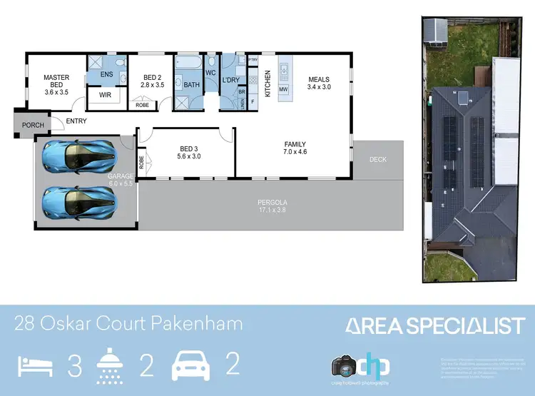 Floorplan of Homely house listing, 28 Oskar Court, Pakenham VIC 3810
