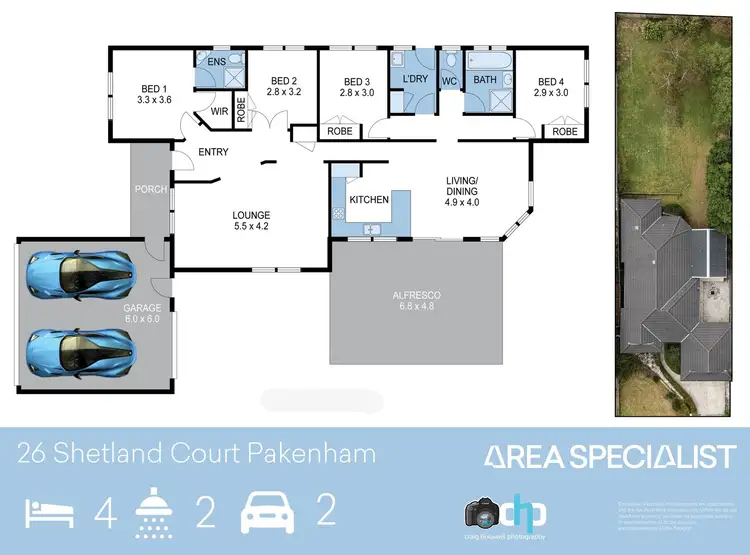 Floorplan of Homely house listing, 26 Shetland Court, Pakenham VIC 3810