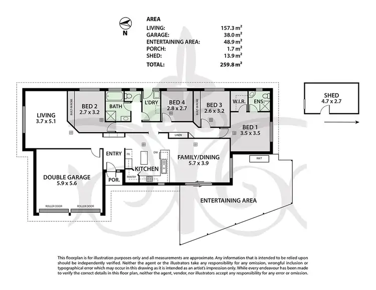 Floorplan of Homely house listing, 32B Olivedale Street, Birdwood SA 5234