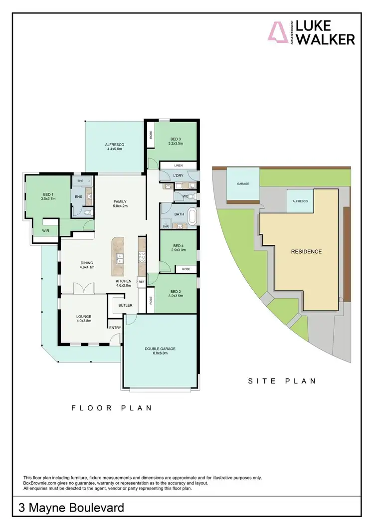 Floorplan of Homely house listing, 3 Mayne Boulevard, Irymple VIC 3498