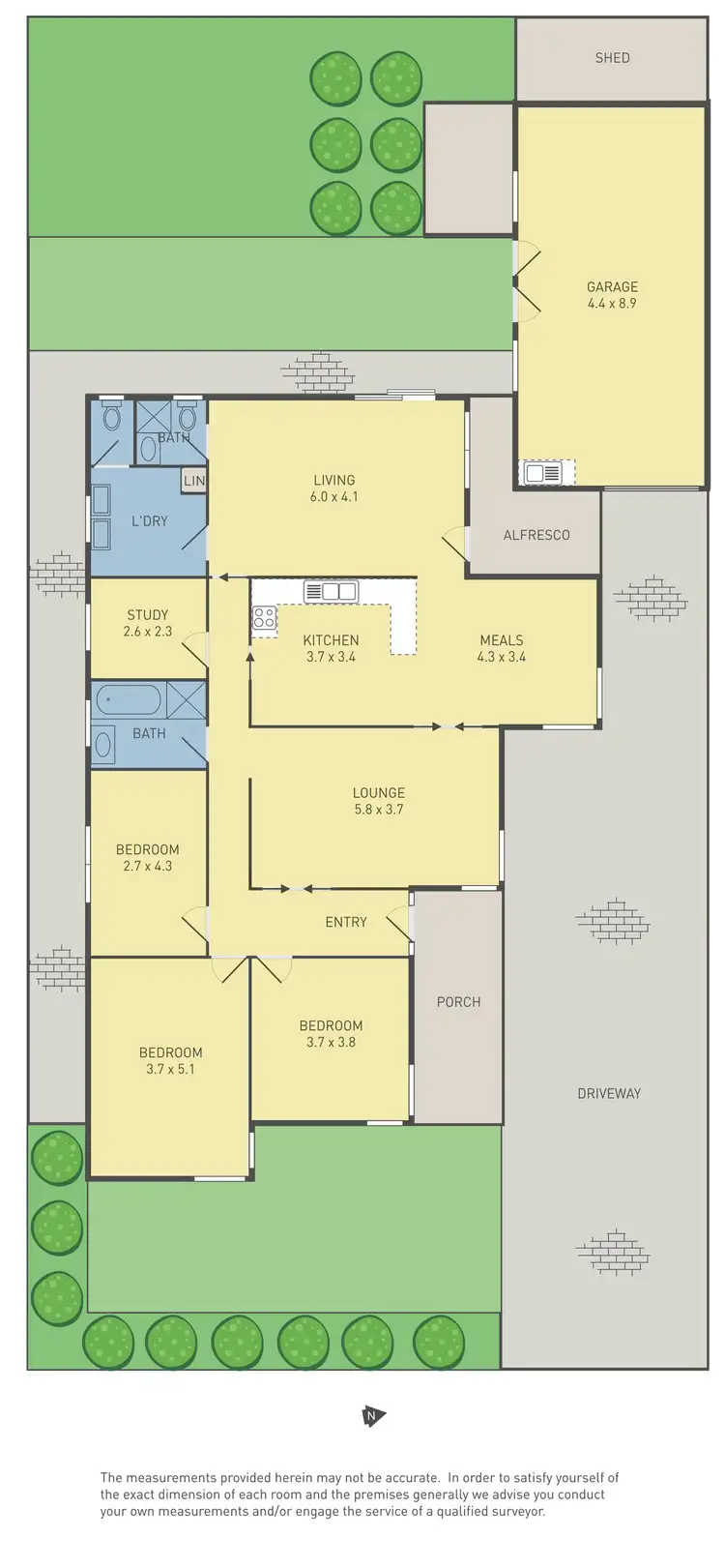 Floorplan of Homely house listing, 47 Cumberland Street, Sunshine North VIC 3020