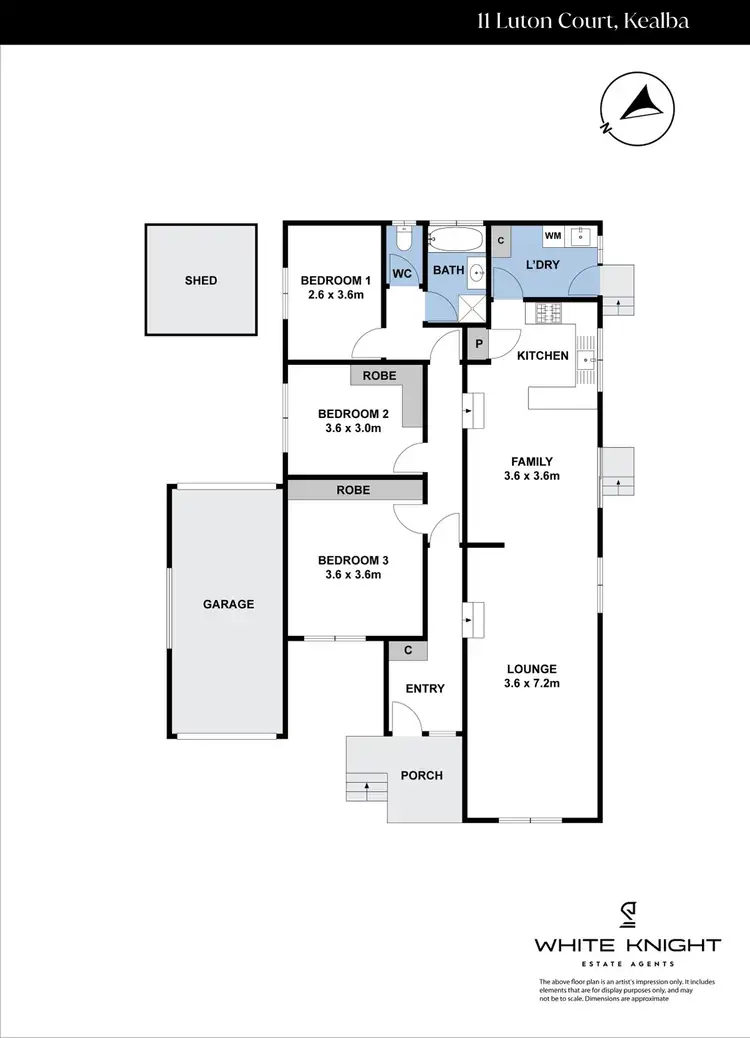 Floorplan of Homely house listing, 11 Luton Court, Kealba VIC 3021