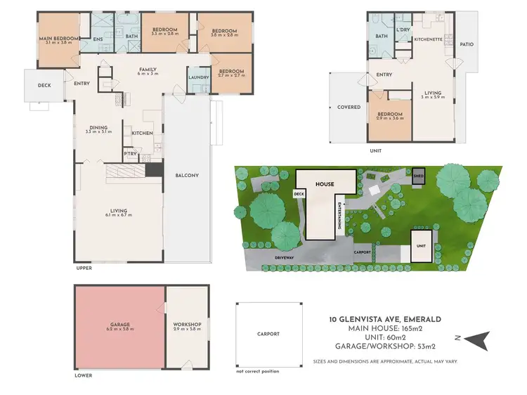 Floorplan of Homely house listing, 10 Glenvista Avenue, Emerald VIC 3782