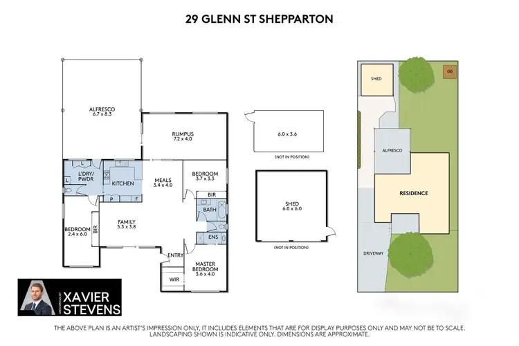 Floorplan of Homely house listing, 29 Glenn Street, Shepparton VIC 3630