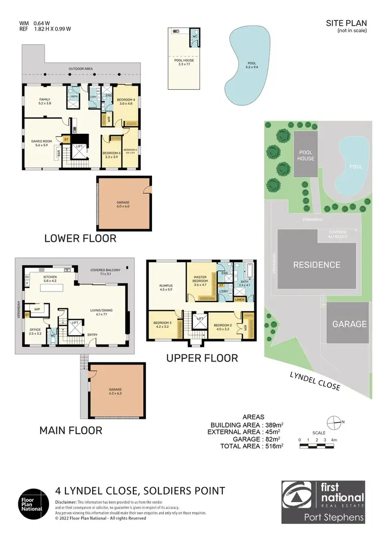 Floorplan of Homely house listing, 4 Lyndel Close, Soldiers Point NSW 2317