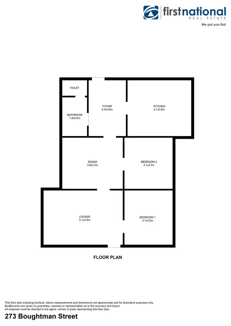 Floorplan of Homely house listing, 273 Boughtman Street, Broken Hill NSW 2880