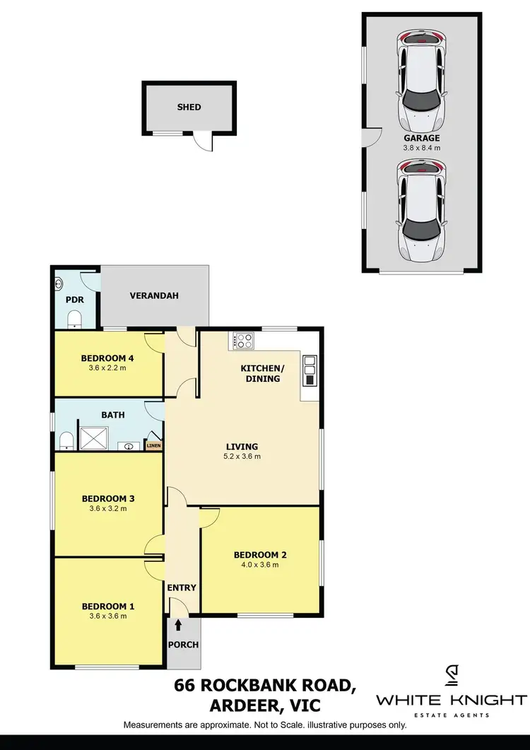 Floorplan of Homely house listing, 66 Rockbank Road, Ardeer VIC 3022
