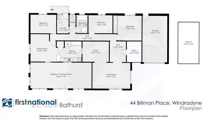 Floorplan of Homely house listing, 44 Biilmann Place, Windradyne NSW 2795