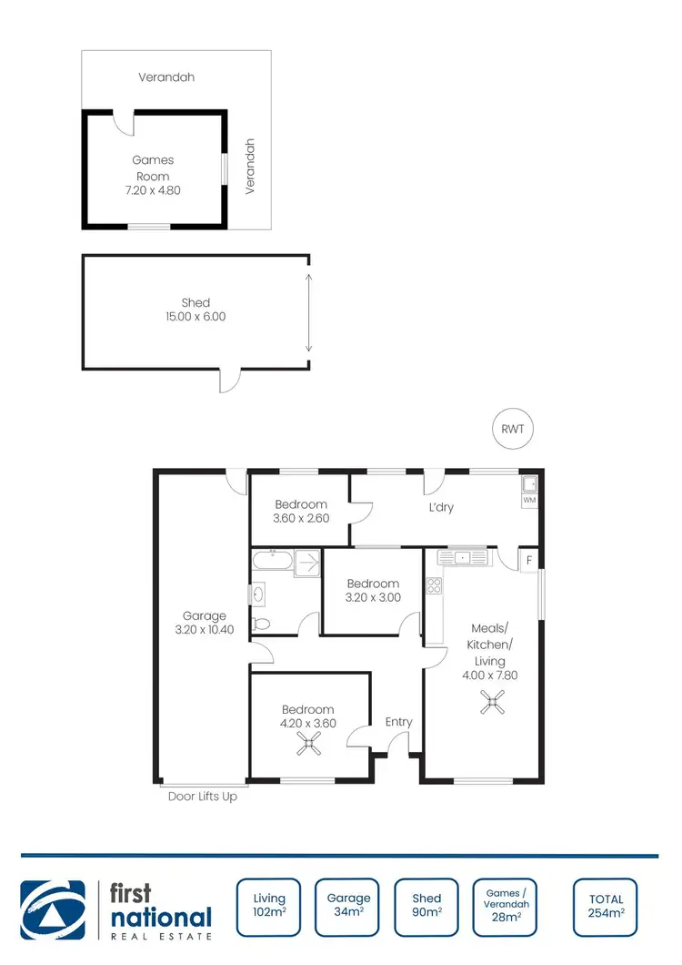 Floorplan of Homely house listing, 7 Bridge Rd, Ardrossan SA 5571