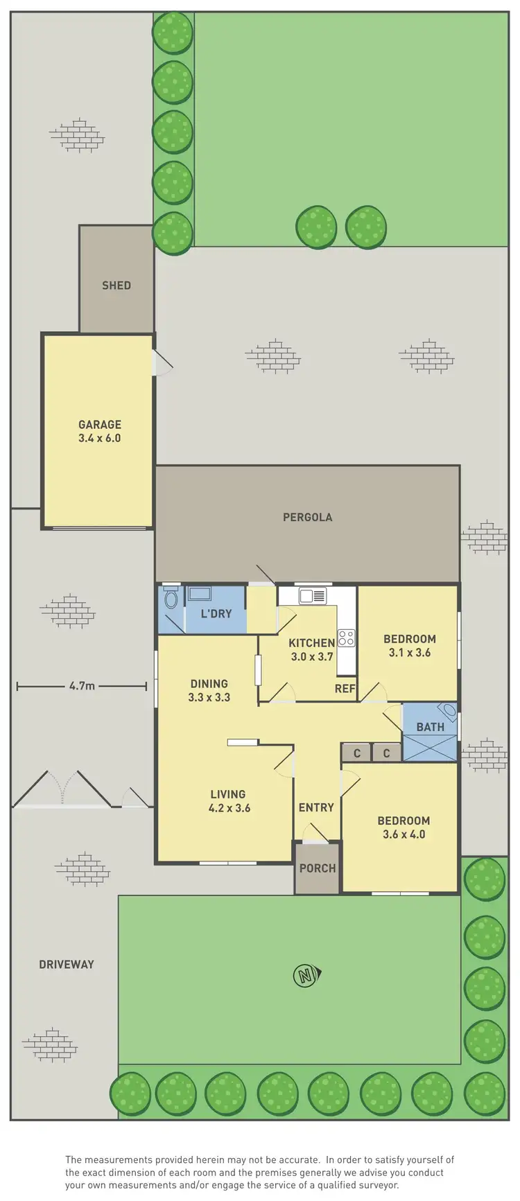 Floorplan of Homely house listing, 23 Westmoreland Road, Sunshine North VIC 3020