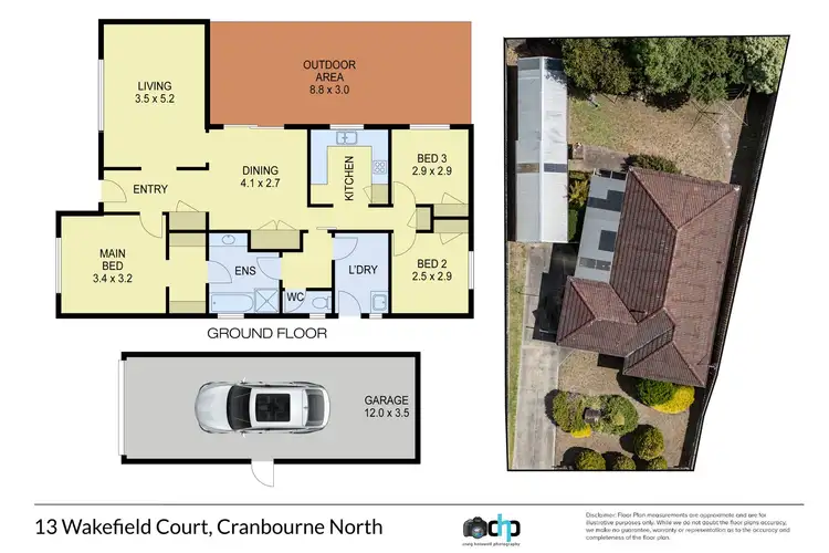 Floorplan of Homely house listing, 13 Wakefield Court, Cranbourne North VIC 3977