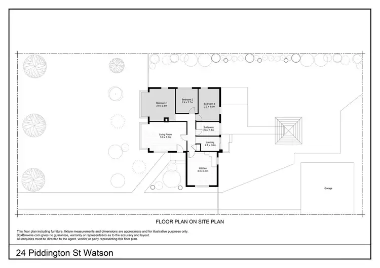Floorplan of Homely house listing, 24 Piddington Street, Watson ACT 2602
