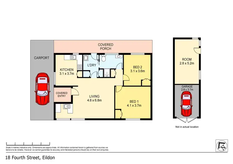 Floorplan of Homely house listing, 18 Fourth Street, Eildon VIC 3713
