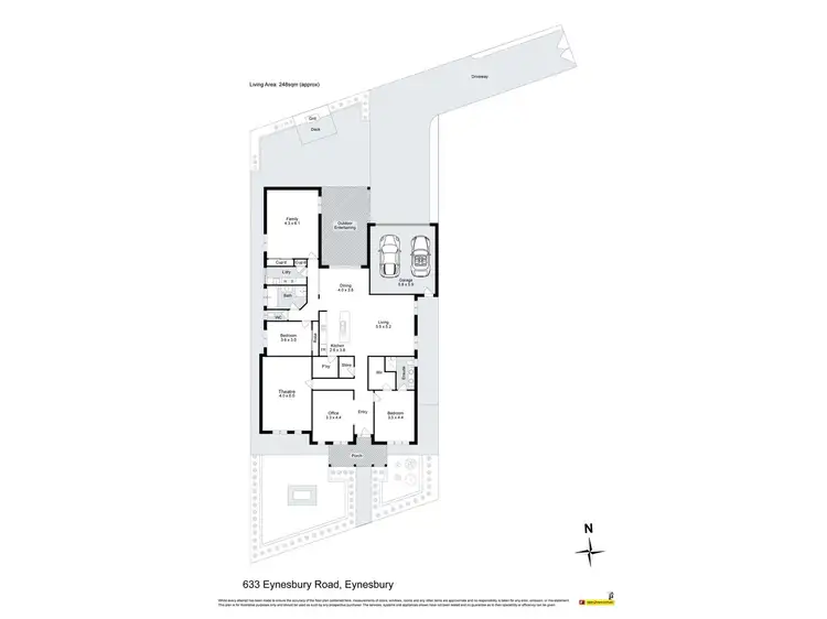Floorplan of Homely house listing, 633 Eynesbury Road, Eynesbury VIC 3338